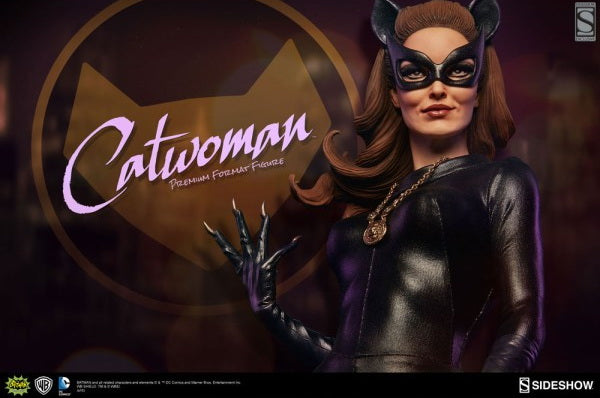 Catwoman Julie Newmar 1966 TV Classic Premium Format™ Figure Sideshow Collectibles