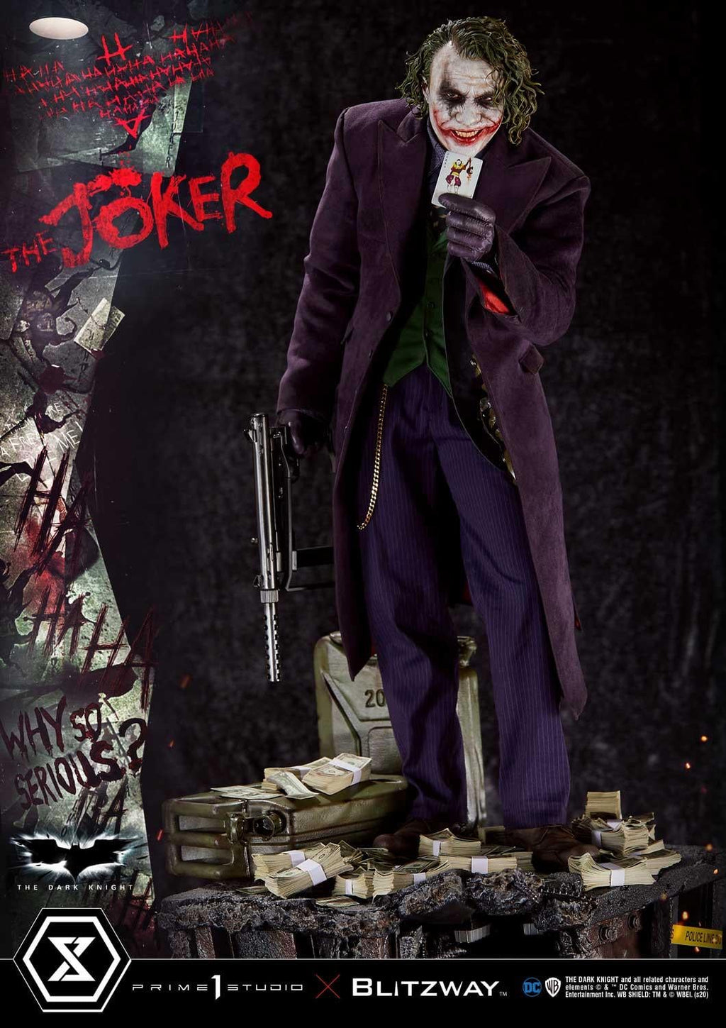 The Joker Heath Ledger The Dark Knight 1/3 Scale Statue (Regular Edition)