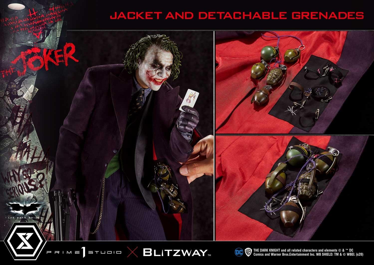 The Joker Heath Ledger The Dark Knight 1/3 Scale Statue (Regular Edition)