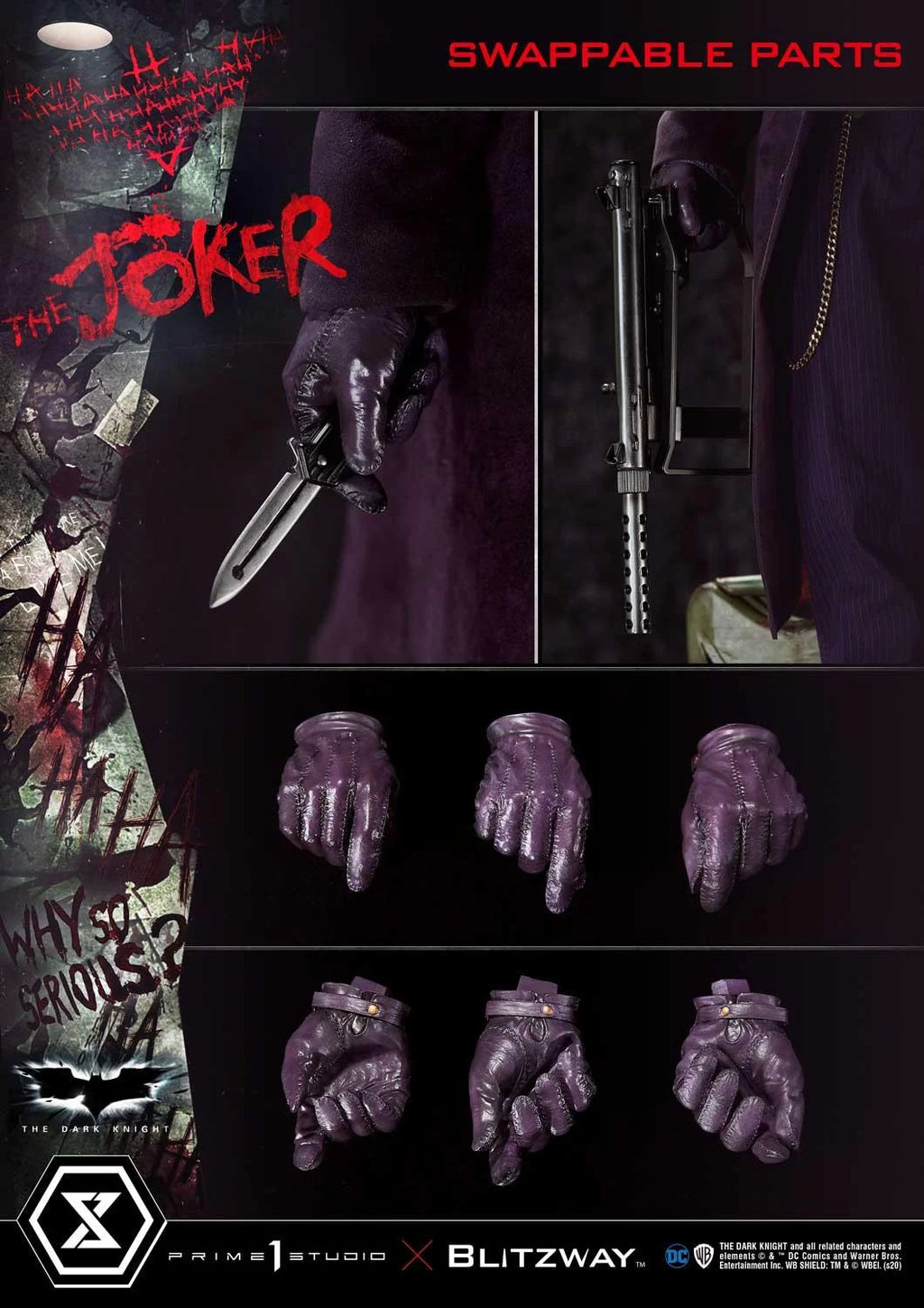 The Joker Heath Ledger The Dark Knight 1/3 Scale Statue (Regular Edition)